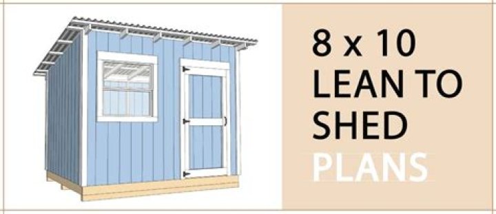 8x10 Lean-to Shed Plans PDF – Quick Build DIY Designs