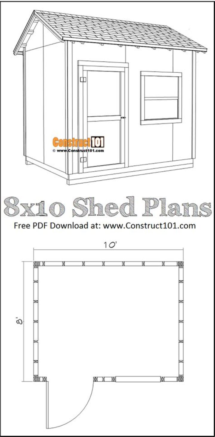 Free 8x10 Shed Plans PDF – Easy DIY Construction Guide