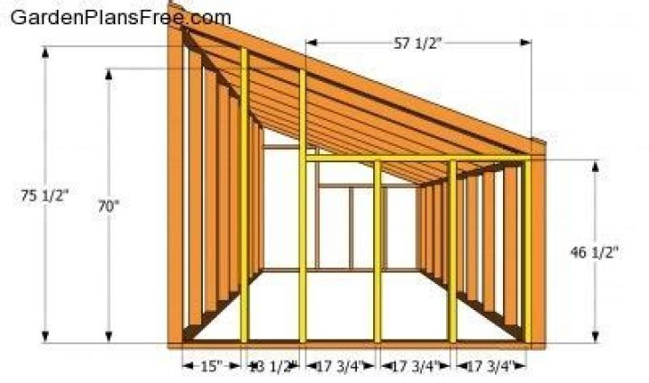 Free 8x12 Lean to Shed Plans PDF – Easy DIY Construction Blueprint
