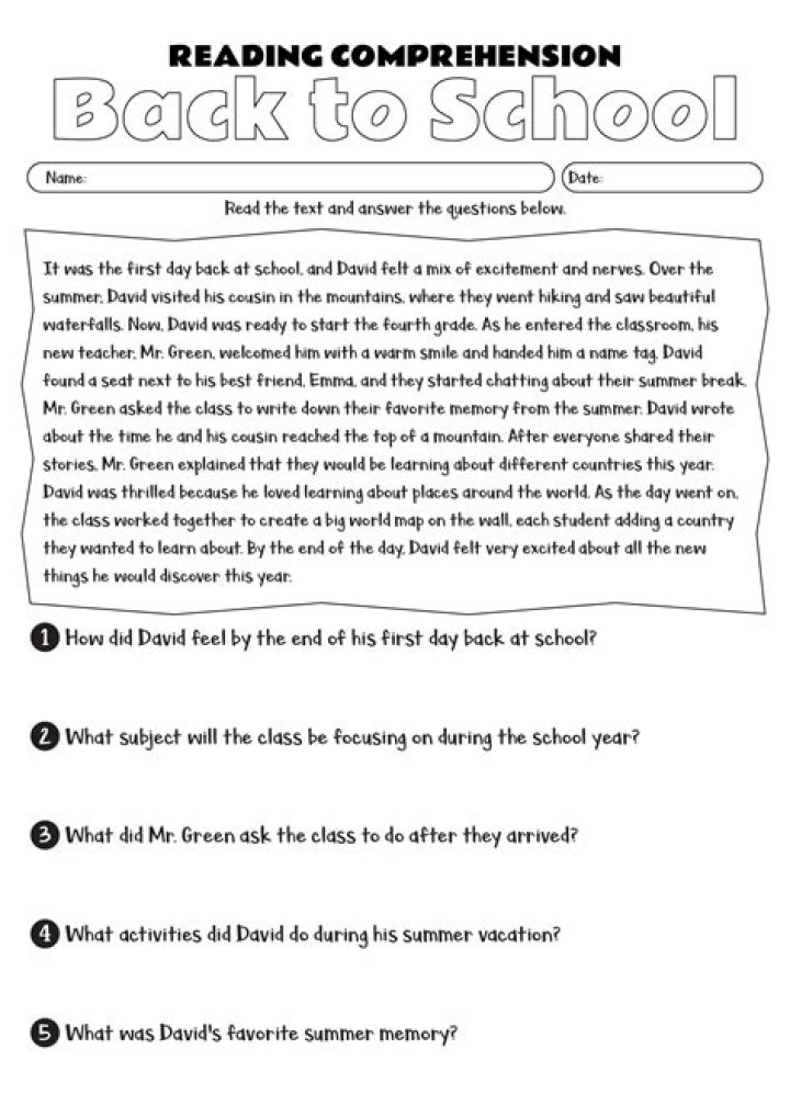 Free 9/11 Reading Comprehension Worksheets PDF – Instant Download