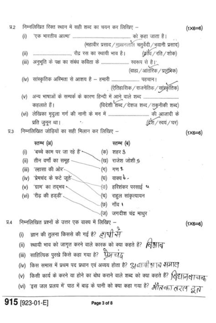 Free 9th Class Hindi Question Paper PDF Download – Instant Access