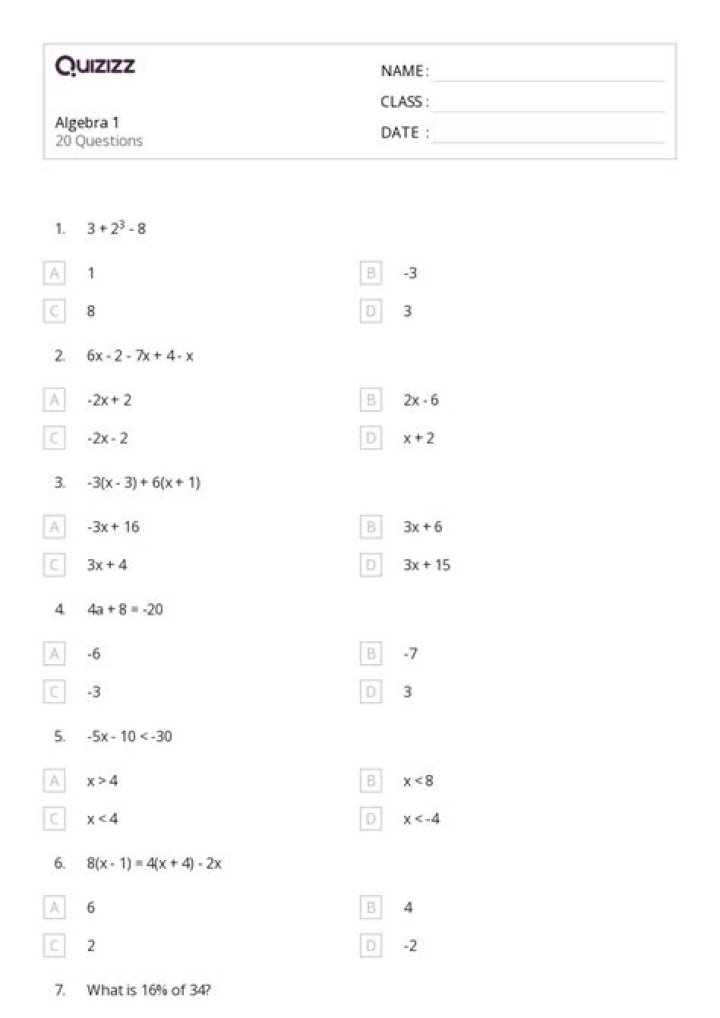 Free 9th Grade Math Questions PDF – Practice & Study Materials