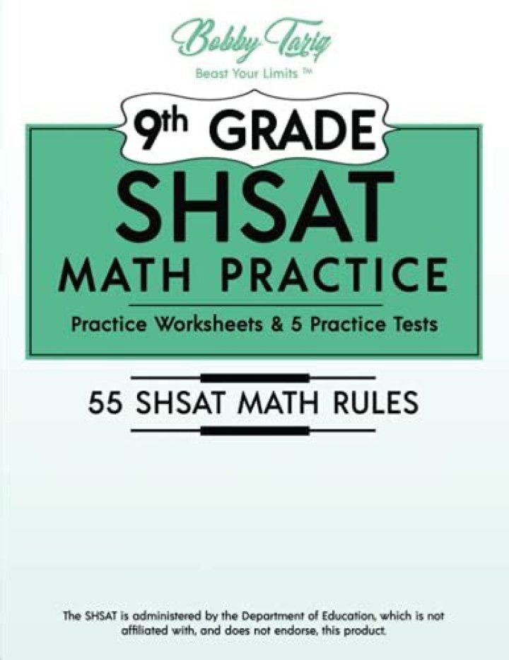 Free 9th Grade SHSat 5 Practice Tests & PDF – Bobby Tariq