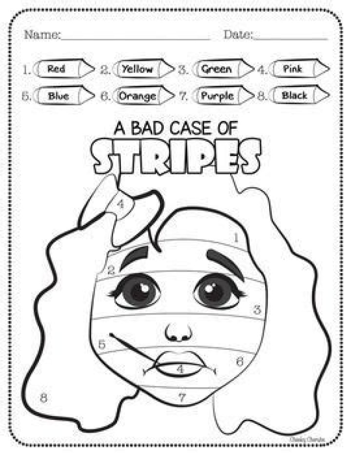 Free Printable Worksheets for a Bad Case of Stripes