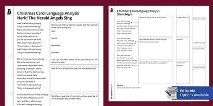 Christmas Carol Figurative Language Worksheet Answer Key PDF