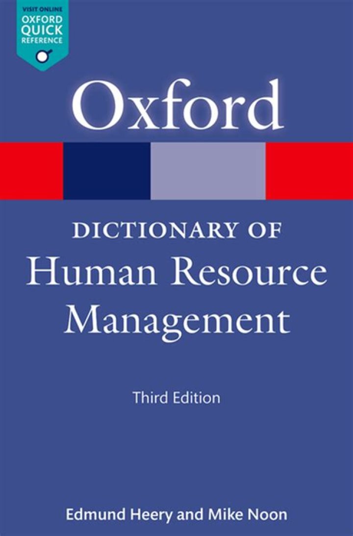 A Comprehensive Dictionary of Human Resource Management PDF