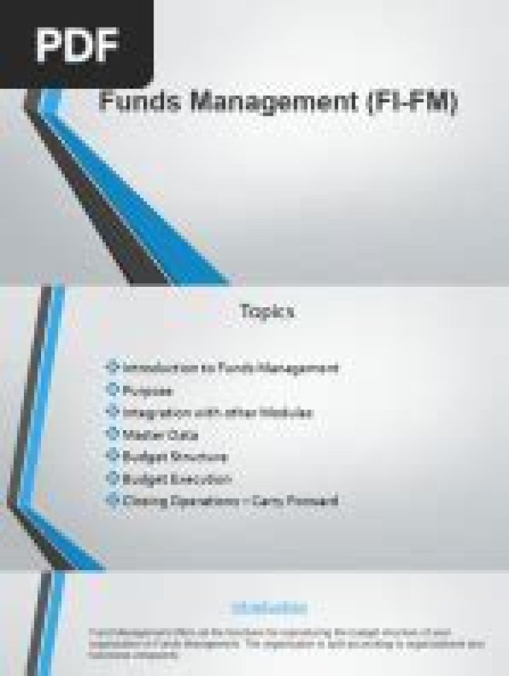 A Comprehensive Guide to Fund Management PDF for Beginners