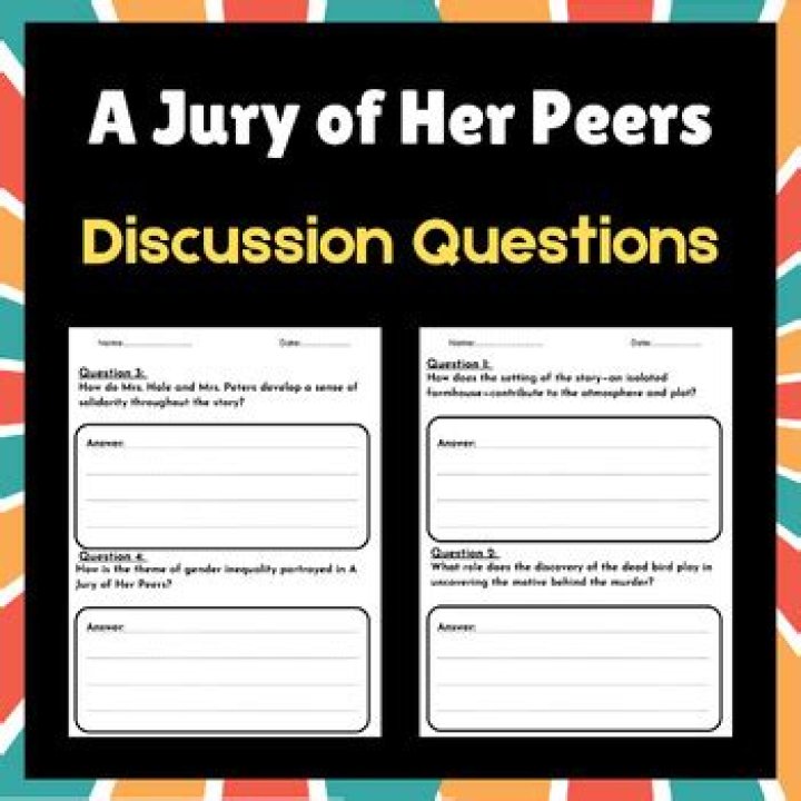 A Jury of Her Peers PDF Answer Key & Analysis