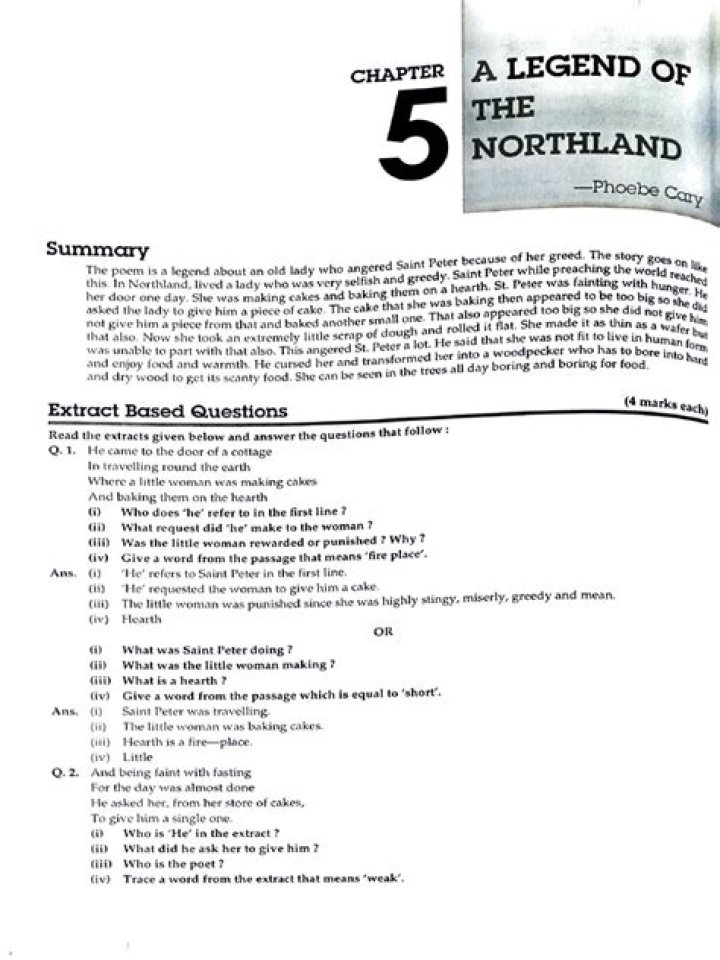 A Legend of the Northland: Questions & Answers PDF – Explore the Full Story
