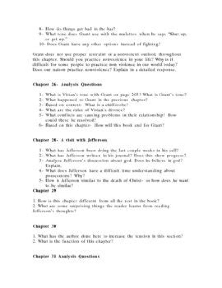 Lesson Before Dying PDF Answers: Study Guide & Key Insights