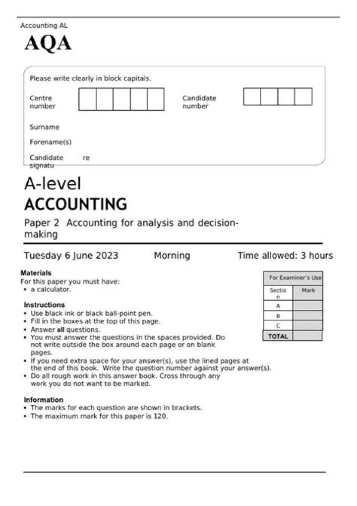 A Level Accounting Questions & Answers PDF – Instant Study Guide