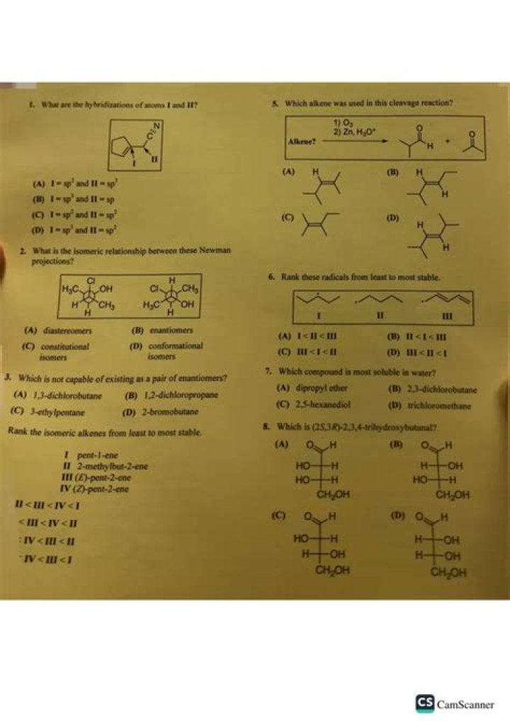 A Level Inorganic Chemistry Questions & Answers PDF with Answers