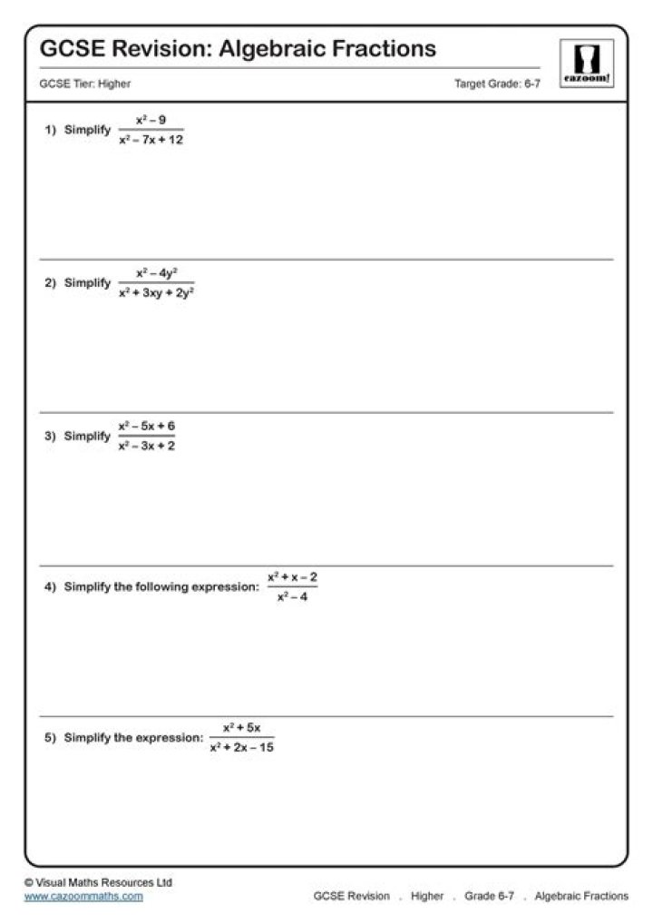 A Level Maths Questions by Topic PDF for Exam Success