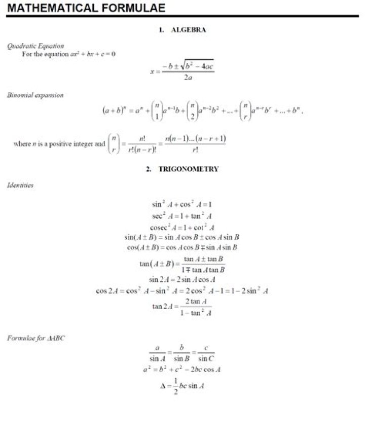 Free A Level Maths Worksheets PDF for Exam Revision