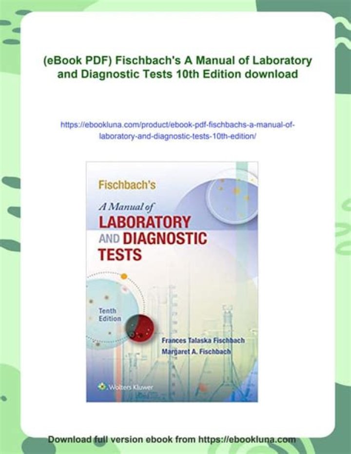 A Manual of Laboratory and Diagnostic Tests 10th Edition – PDF Guide