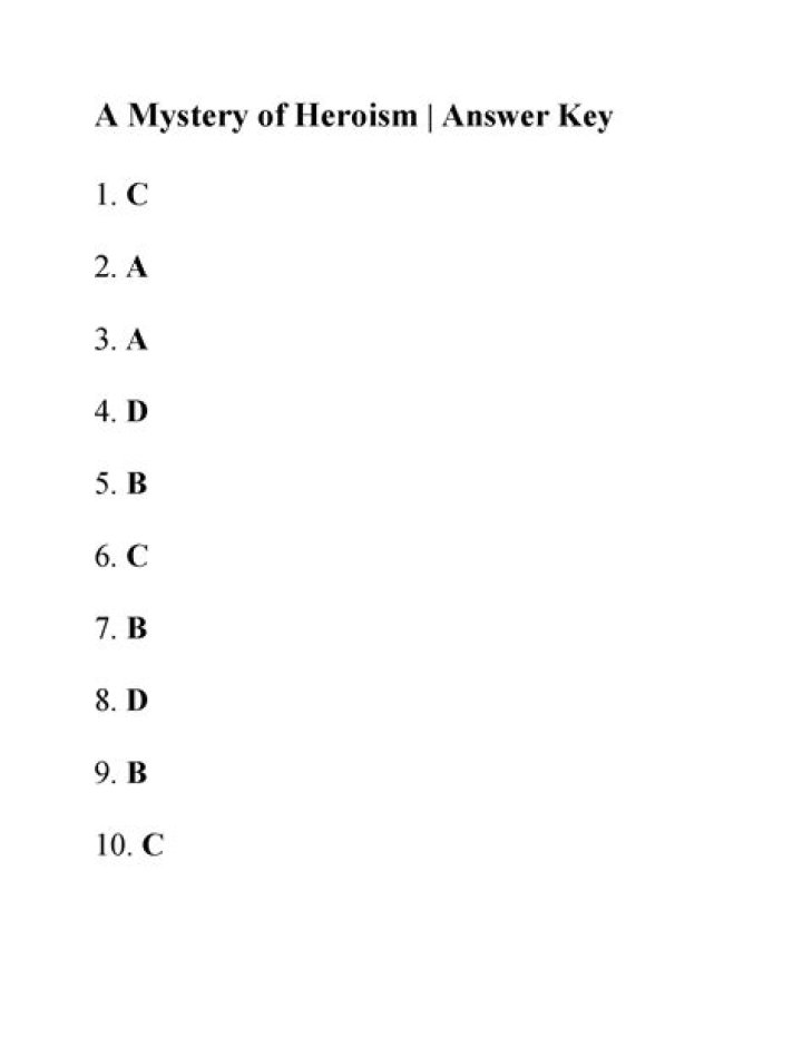 Unlocking the Mystery of Heroism: PDF Answers Explained
