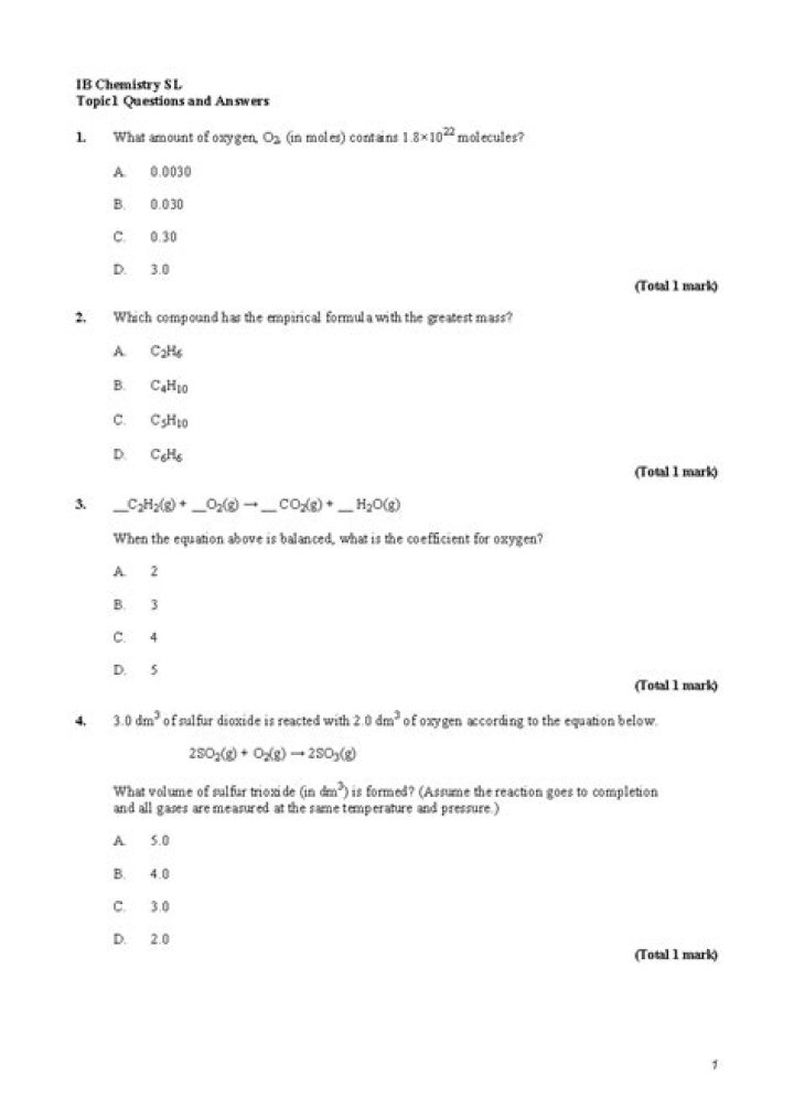 A&P 1 Chemistry Test 1 PDF – Quick Study Guide & Practice Exam