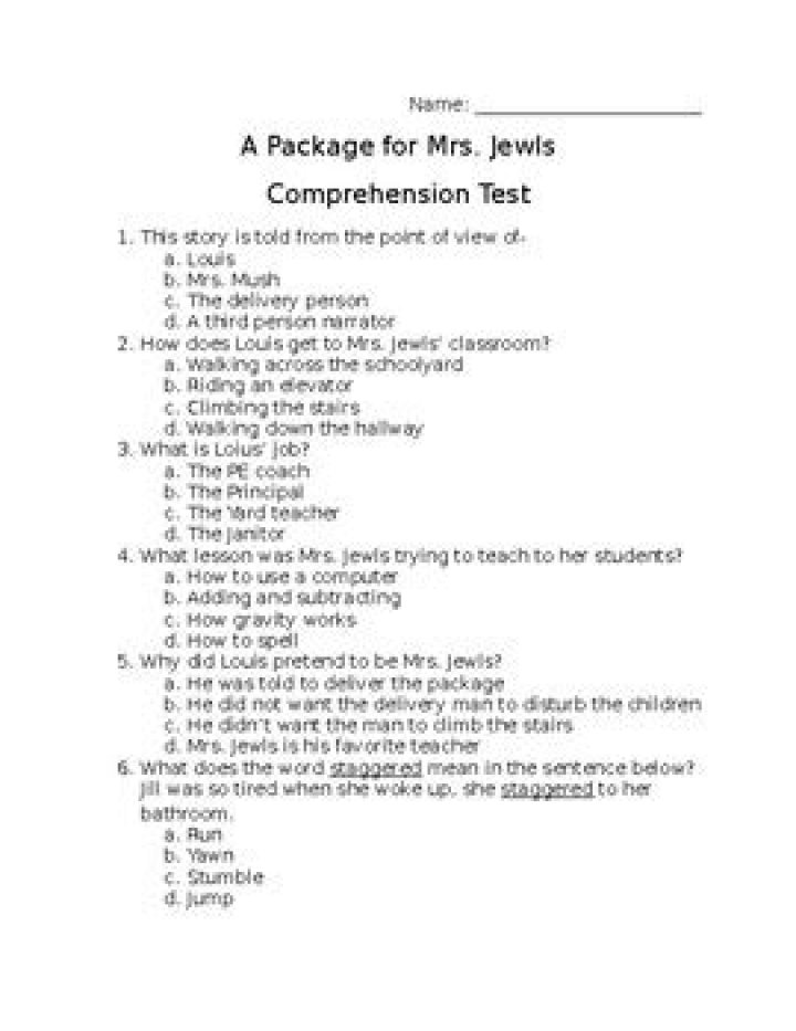 Mrs Jewls Test PDF Package – Quick Download