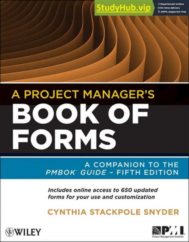 A Project Manager's Book of Forms PDF – Essential Templates & Checklists