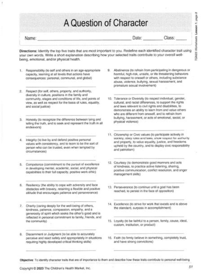 A Question of Character PDF: Exploring Identity and Morality