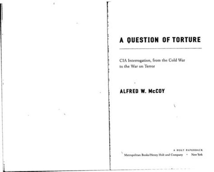 A Question of Torture by Mccoy – PDF Analysis & Full Text Insight