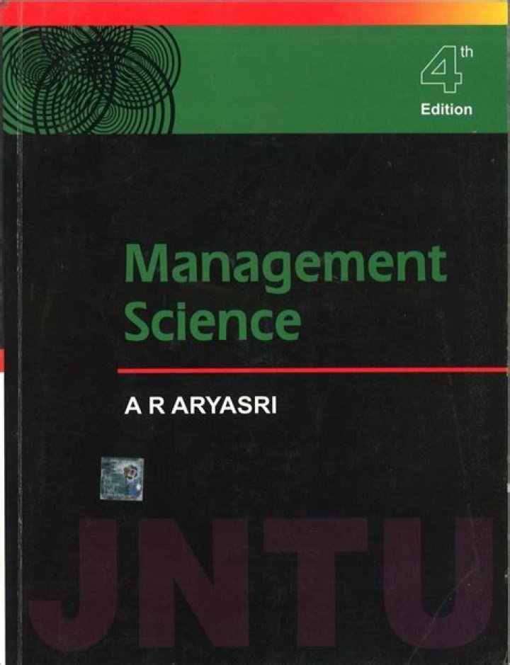 A R Aryasri Management Science PDF: Key Insights & Applications