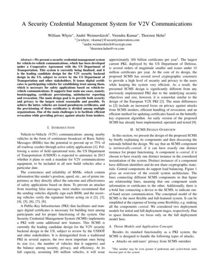 Secure V2V Communication: Next-Gen Credential Management System for PDF-Based Transport