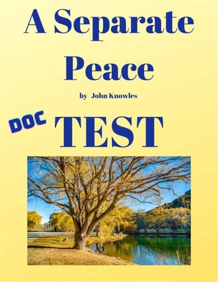 A Separate Peace Test PDF: Free Study Guide & Practice Questions