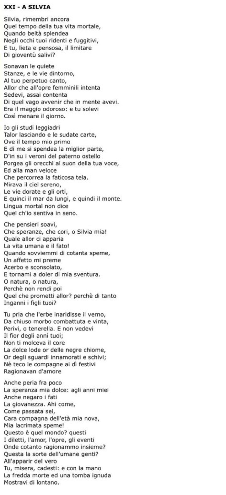Silvia Leopardi Full Text PDF: Complete Poetic Works Download