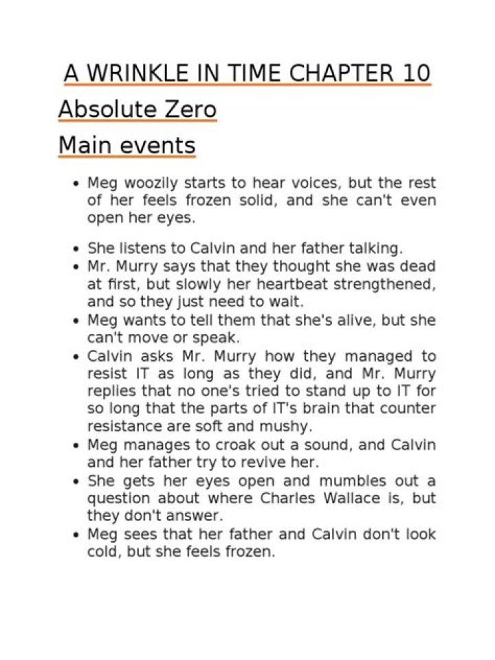 A Wrinkle in Time Chapter 10 Questions and Answers PDF: Study Guide & PDF Answers