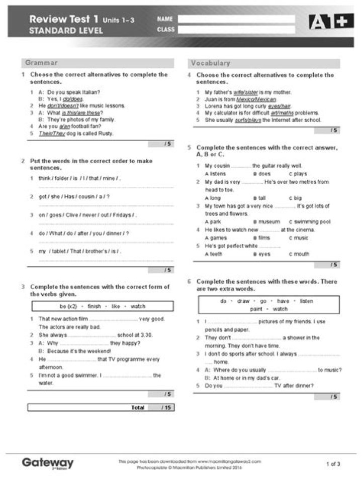 A1 Test PDF: Quick Pass Certification Guide