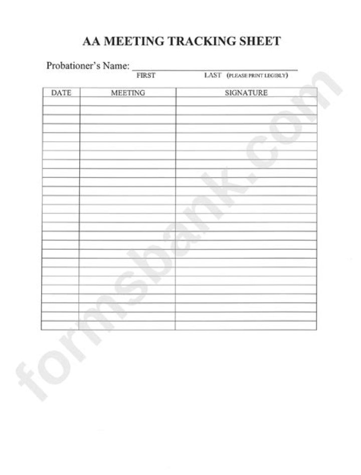 AA Meeting List PDF: Easy Access to Actionable Meeting Notes