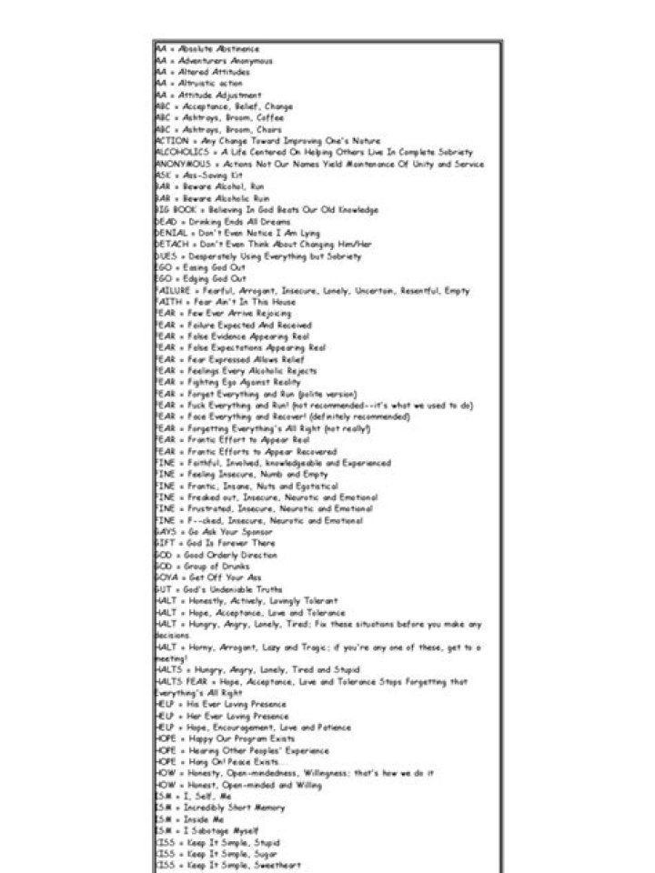 Free AA Slogans List PDF: Powerful Motivational Quotes for Recovery