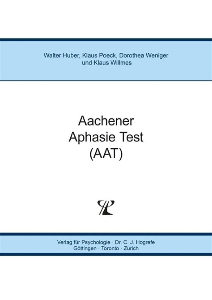 Aachener Aphasie Test PDF: Free Download & Official Evaluation Tool
