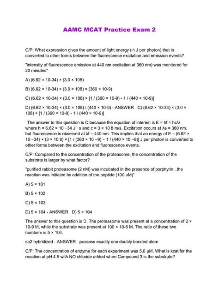 AAMC Practice Test 1 & 2 PDF – Instant Download & Review