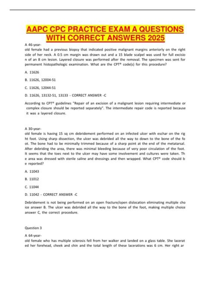 AAPC CPC Exam Questions PDF: Official Practice Test PDF
