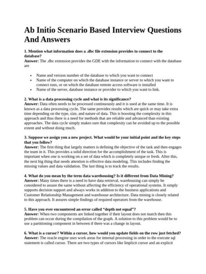 Ab Initio Interview Questions with Answers PDF – Download Now