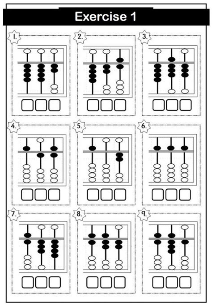 Abacus Worksheets for Level 2 PDF – Instant Practice PDFs