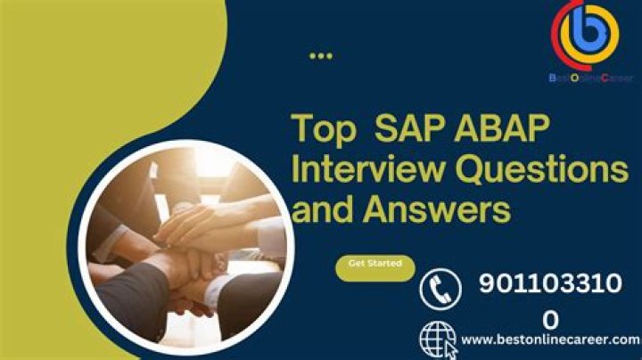 ABAP Interview Questions PDF – Free Download for Developers
