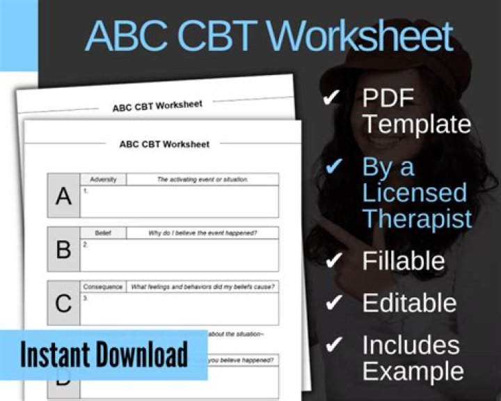 Free ABC CBT Worksheet PDF – Download Now for Better Mental Health