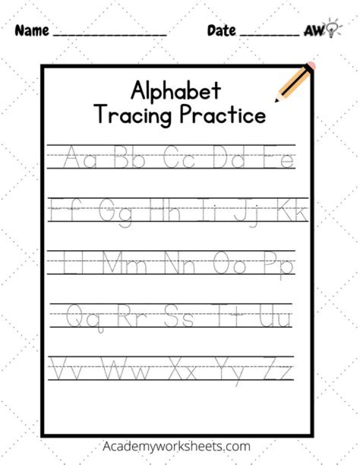 Free ABC Tracing Worksheet PDF – Printable Early Learning Activity