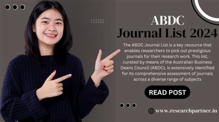 ABDC Journal List 2024: Free PDF Download & Complete Publication Guide