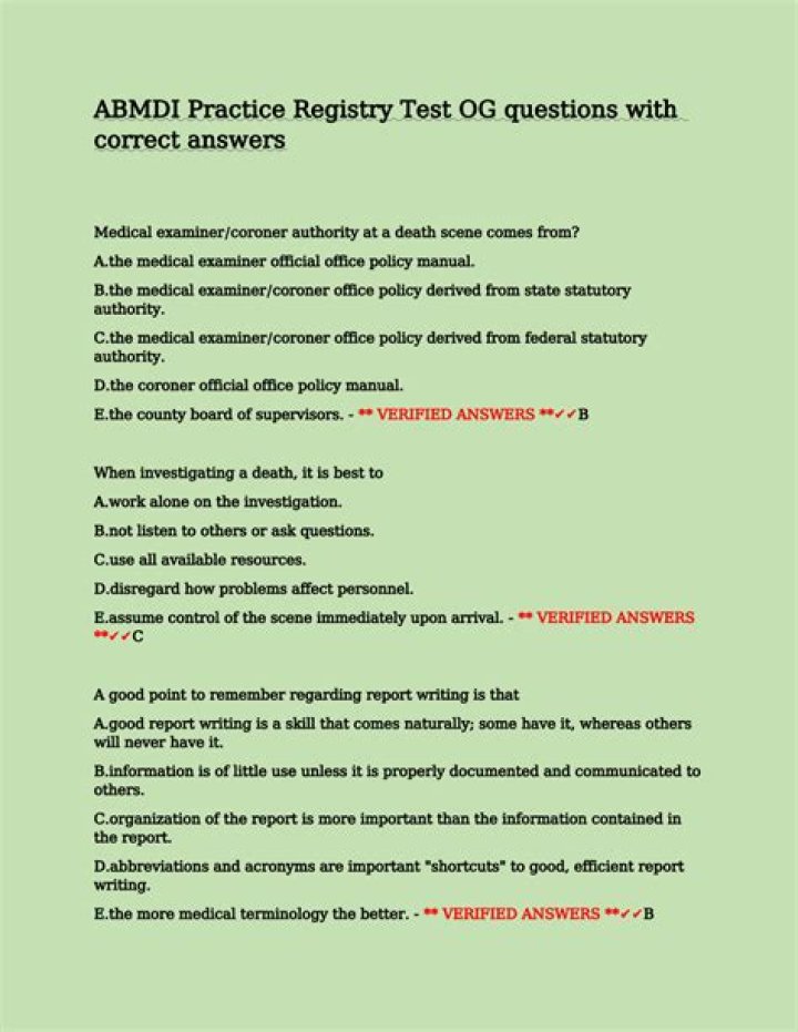 ABMDI Practice Test PDF – Prepare for Accurate Scores