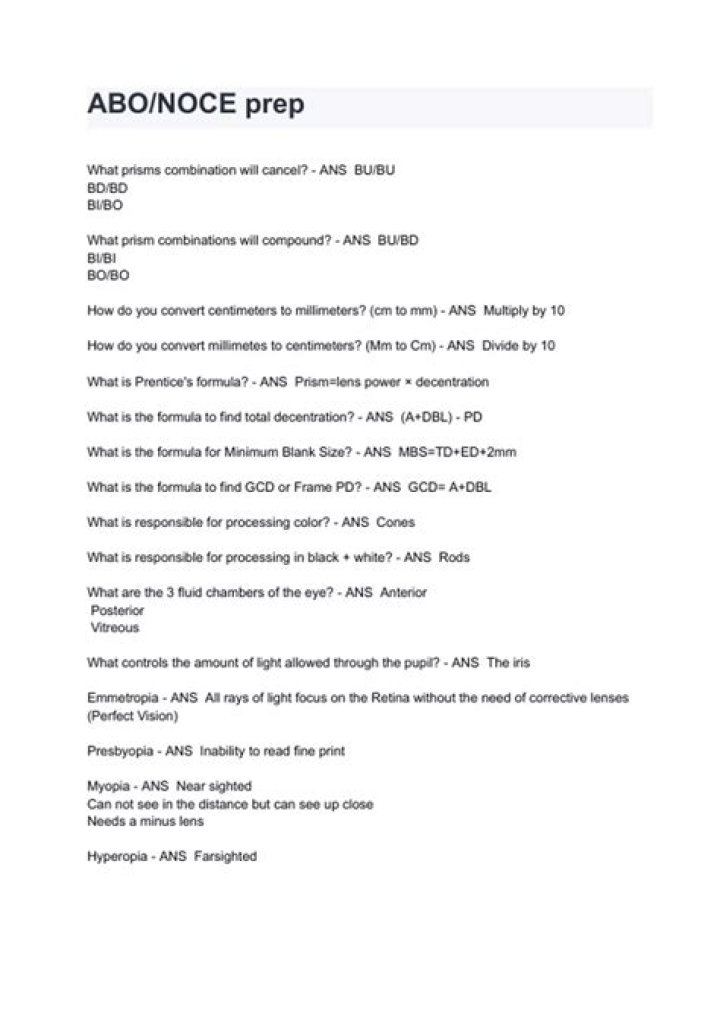 Abo Noce Practice Questions PDF – Free Study Material
