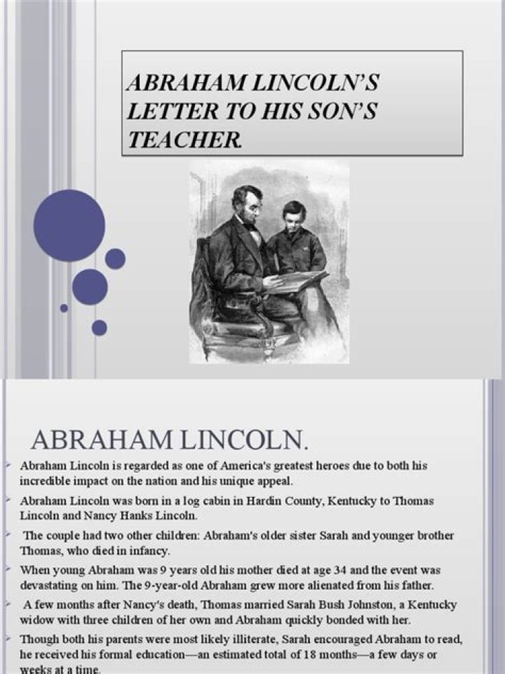 Abraham Lincoln’s Letter to His Son’s Teacher: Key Questions & Answers