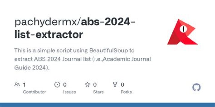 Abs Journal List 2024: Free PDF Download Now