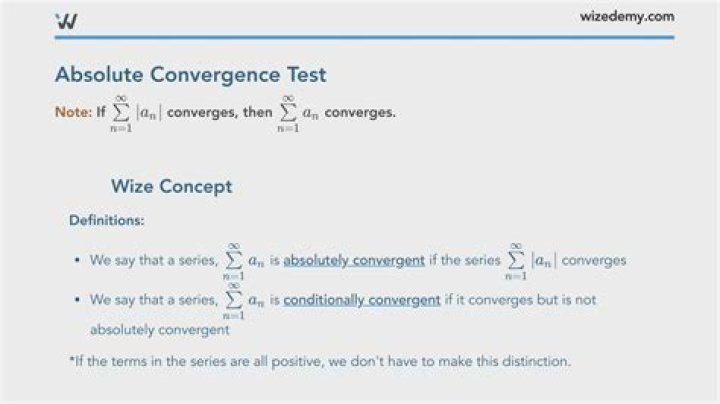 Absolute Convergence Test PDF: Essential Guide & Analysis
