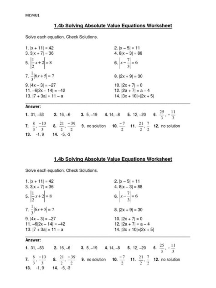 Absolute Value Questions and Answers PDF: Master Math with Step-by-Step Solutions