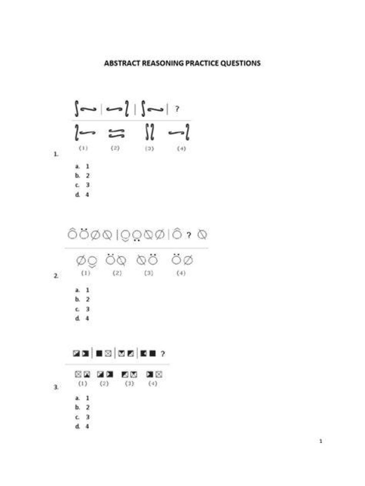 Master Abstract Reasoning with Practice Questions PDF