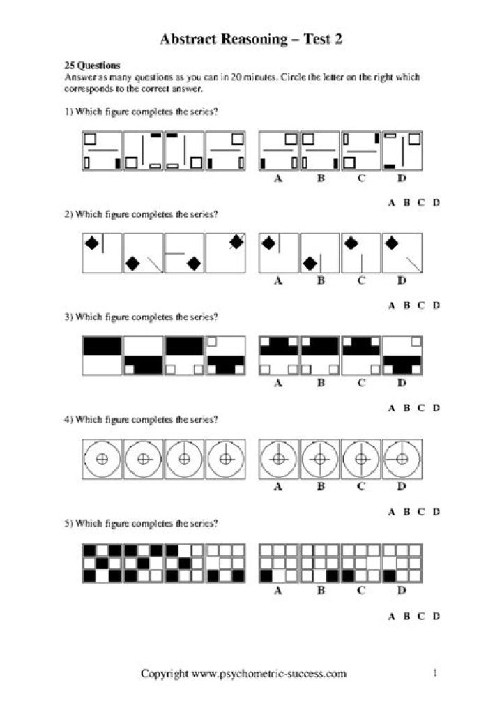 Master Abstract Reasoning Tests for College Entrance Exams – PDF Guide